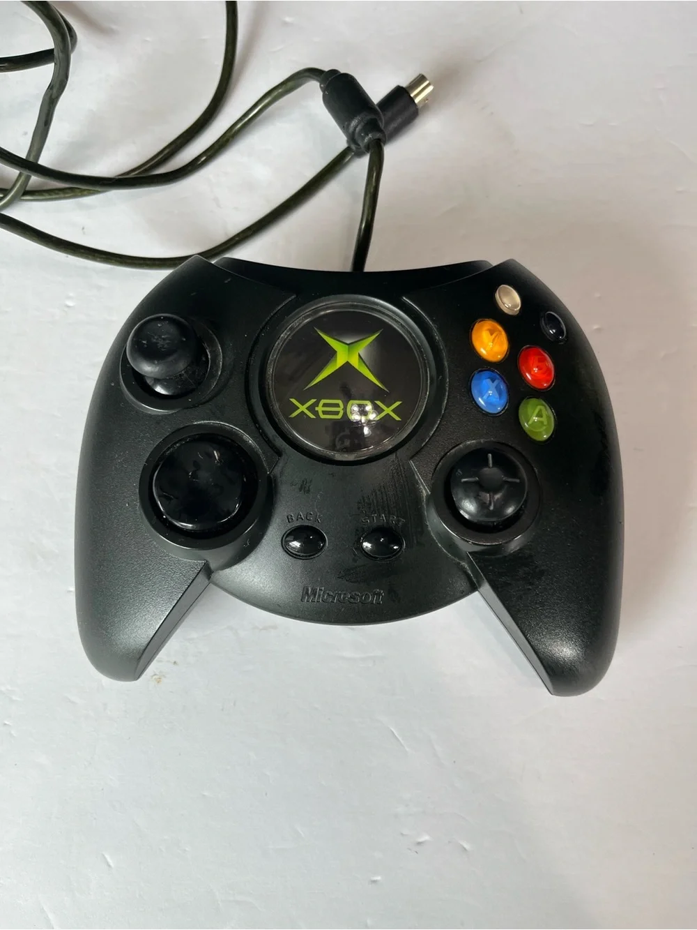 Xbox Wired Controller - Black with Colored Action Buttons